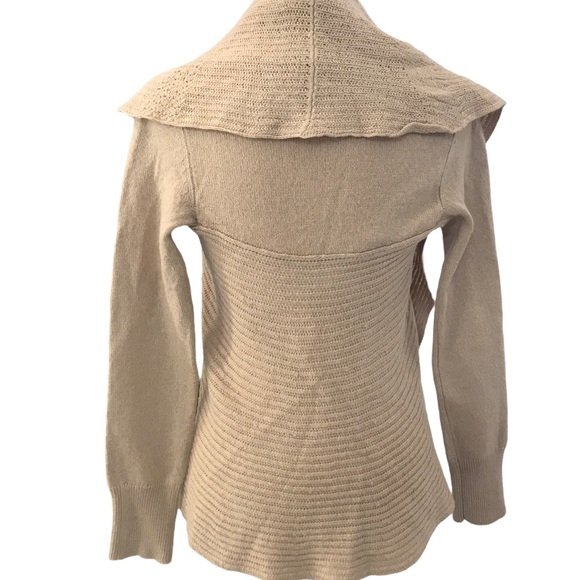 🌸Lucky Brand Tan Cardigan Sweater Size XS - Picture 4 of 5